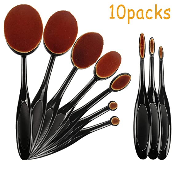 10 Pack Crafting Ink Blending Brushes Set Brush for Blending Paper Crafter