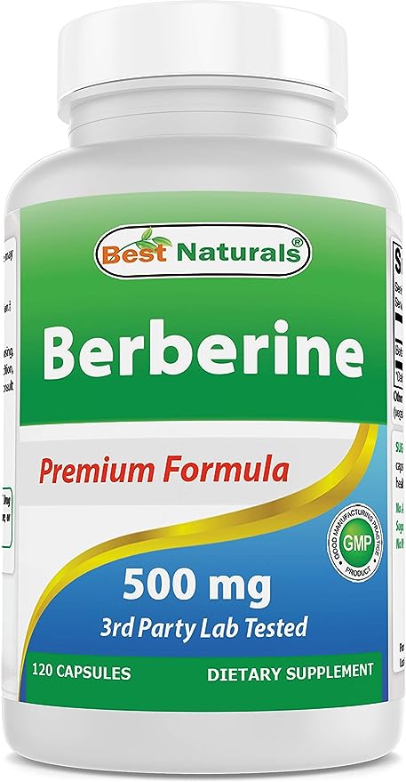 Best Naturals Berberine 500mg 120 Capsules