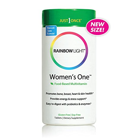 Rainbow Light Vitamins Women's One Food-based Multivitamin 120 Tablets, 0.29 Pound