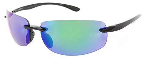 Island Life Rimless Sunglasses TR90 Frame for Men and Women - Available in Polarized or Non-Polarized