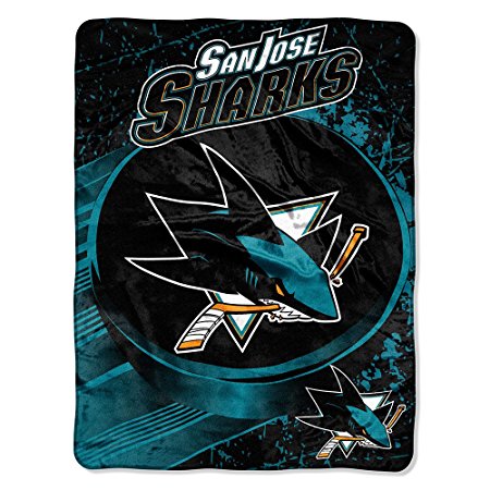 NHL Ice Dash Micro Raschel Throw, 46" x 60"