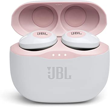 JBL Tune 125TWS True Wireless In-Ear Headphones - JBL Pure Bass Sound, 32H Battery, Bluetooth, Fast Pair, Comfortable, Wireless Calls, Music, Native Voice Assistant, Android and iOs Compatible (Pink)