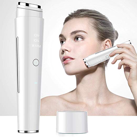 Deep Facial Massager Negative Cleansing Beauty Equipment with Hot Silicone ION Electric Multifunction USB Charging Beauty Machine…