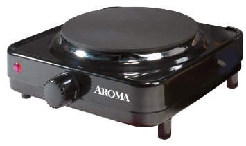 Aroma Housewares AHP-303/CHP-303 Single Hot Plate, Black