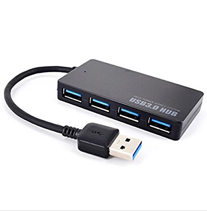 TBD Controls USB 3.0 - 4 Port Compact Version - Black