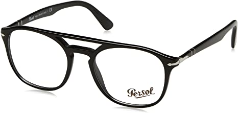 Persol PO3175V Eyeglasses 9014 Black w/ Demo Lens 52mm