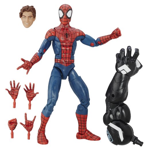 Marvel Venom Build-a-Figure Legends Series Spider-Man Peter Parker 6-Inch Figure