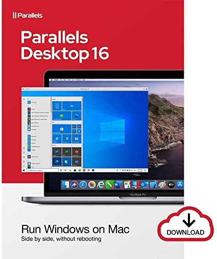 Parallels Desktop 16 for Mac | Run Windows on Mac Virtual Machine Software | 1-Year Subscription [Mac Download]