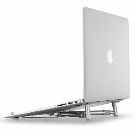 Steklo - X-Stand for MacBook and PC Laptop, Aluminium Adjustable/Portable, Cooling Universal Stand for size 12"-17" Screen