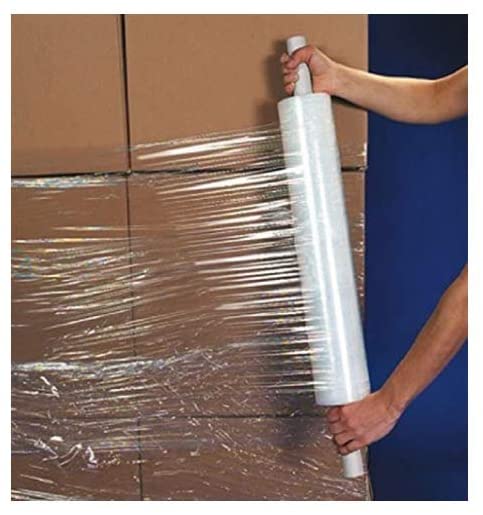 Uboxes Stretch Wrap 20" Roll with Handle 1000' 80 Gauge