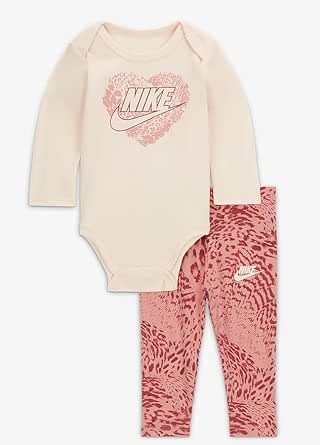 Nike Baby Girl Animal Print Bodysuit and Leggings Set