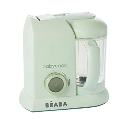 BEABA Babycook 4 in 1 Steam Cooker and Blender, 4.5 cups, Dishwasher Safe, Pistachio