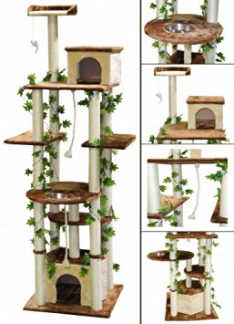 Go Pet Club F2095  Cat Tree Furniture, 85-Inch