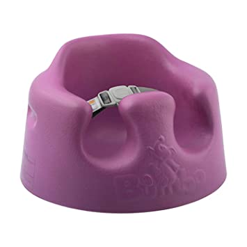 Bumbo B10013 Baby Infant Soft Foam Comfortable Wide Floor Seat with 3 Point Adjustable Harness, Grape Purple