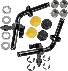 Caltric Steering Spindle Kit Compatible with John Deere D105 D110 D120 D125 D130 D140 Right and Left