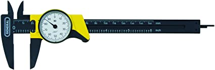 General Tools 145 6-Inch Plastic Dial Caliper, Thousandths Reading