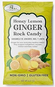 Honey Lemon Ginger Rock Candy