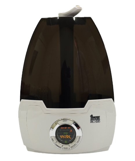 Homefront Pro-Series Digital Display Ultrasonic Cool Mist Humidifier With 4 Mist Settings
