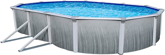 Blue Wave NB2624 Martinique 15' x 30' Oval 52" Steel Pool in