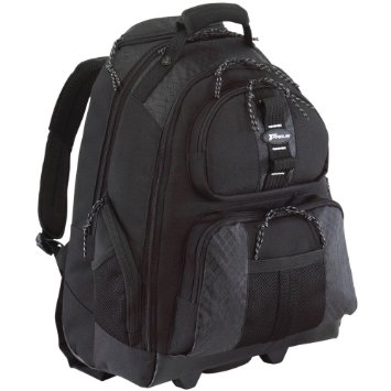Targus Sport Rolling Backpack Case Designed for 15.4-Inch Notebooks, Black (TSB700)
