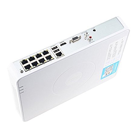 Hikvision DS-7108N-SN/P Multi-language POE 8CH 1080P NVR For HD IP Camera with 8 Independent PoE