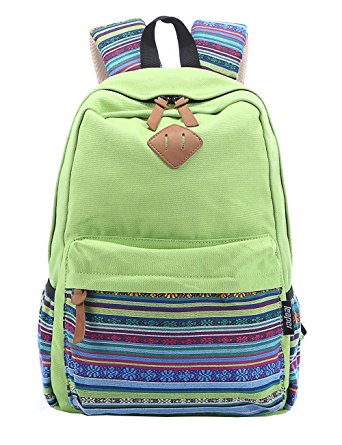 Leaper Casual Lightweight Canvas Laptop Bag/Shoulder Bag/School Backpack