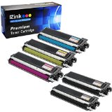 E-Z Ink TM Compatible Toner Cartridge Replacement For Brother TN210 5 Pack 2 Black 1 Cyan 1 Magenta 1 Yellow