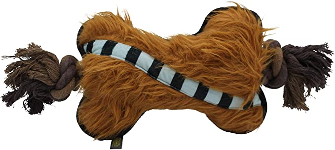 STAR WARS for Pets Chewbacca Dog Toy - Soft Squeaky Dog Toy - Fun and Cute Chewbacca Dog Toys and Accessories for All Dogs Officially Licensed for Pets