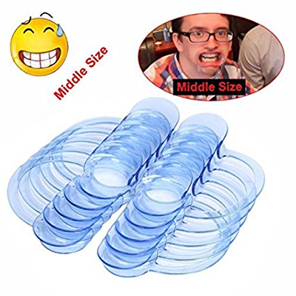 Mouth Openers for Watch Ya' Mouth Game,LEDeng 10pcs C-Shape BlueTeeth Whitening Intraoral Cheek Lip Retractor Mouth Opener for Hilarious, Mouth Guard Party Game ,M Size