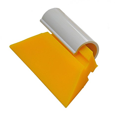Ehdis Mini Turbo Squeegee Window Film Tools Tube Rubber Squeegee Water Blade Decal Wrap Applicator 3.82.21 Inch (9.5CX5.5X2.5CM) Car Home Tint