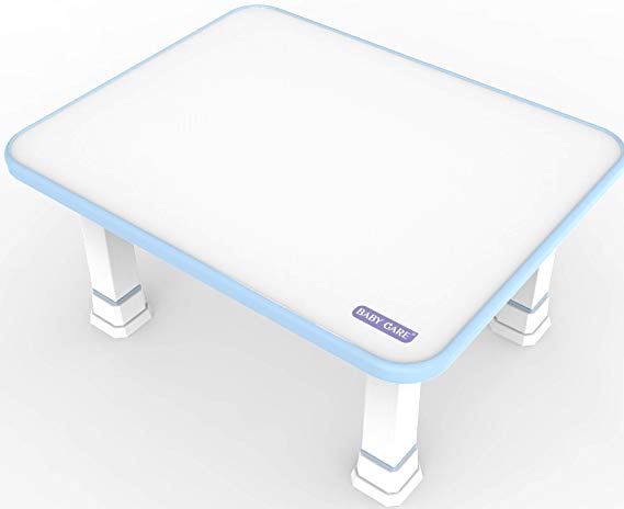 Baby Care Kids Foldable Table (White/Blue)