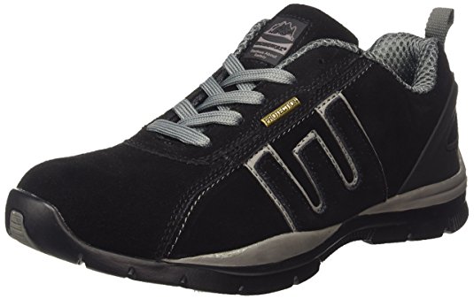 MENS GR86 LIGHTWEIGHT LEATHER UPPERS, STEEL TOE CAP LACE UP SAFETY TRAINER.