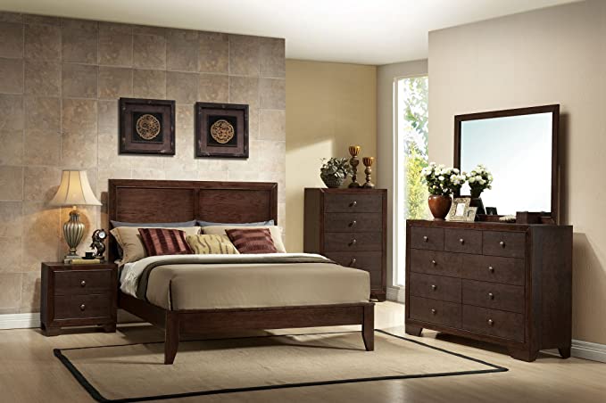 ACME 19564CK Madison Bed, California King, Espresso Finish