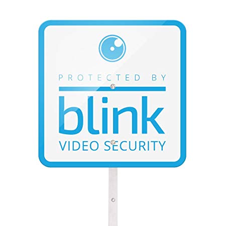 Blink Yard Sign with Two Window Decals Bundle