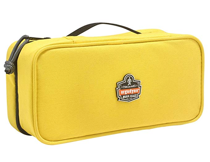 Arsenal 5875 Clamshell Organizer Zippered Pouches, Large, Yellow