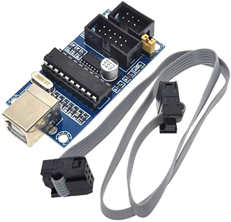 HiLetgo USBTiny USBtinyISP AVR ISP Programmer 6/10 Pin Bootloader for Arduino UNO MEGA