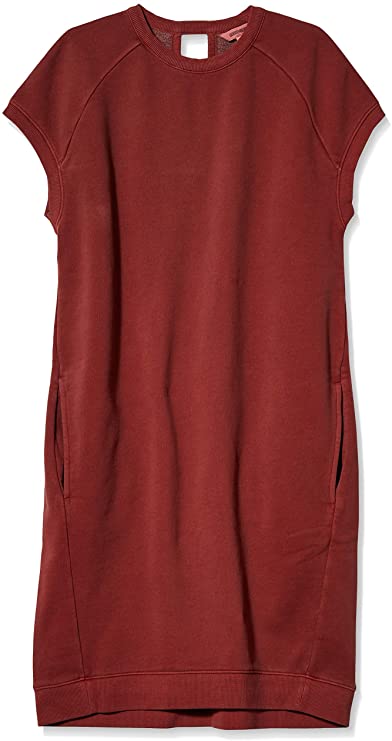 Amazon Brand - Goodthreads Women's Heritage Fleece Short-Sleeve Cocoon Dress with Pockets