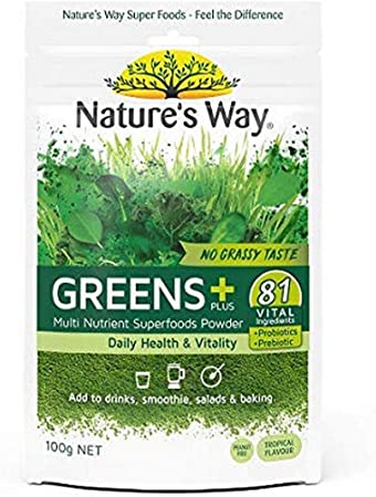 Nature's Way Super Foods Greens Plus,100g