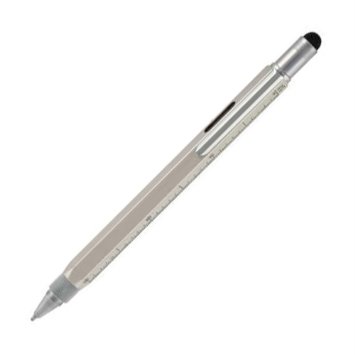 Monteverde Touch Screen Stylus Tool Ballpoint Pen, Silver (MV35211)