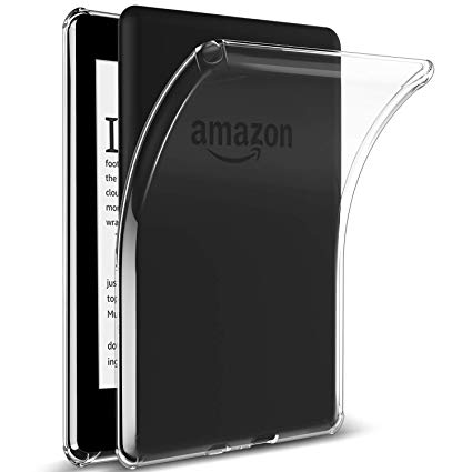IVSO Case for Kindle Paperwhite 10th Generation, Ultra Lightweight Protective Slim Smart Cover Case for All-New Kindle Paperwhite 10th Generation - 2018 Release (Clear)