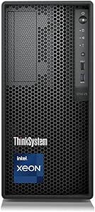 Lenovo ThinkSystem ST50 V3 Superior Business Server Desktop, Intel Xeon E-2434, 32GB DDR5 RAM, 2TB 3.5" HDD, No Wi-Fi, No OS, USB 3.2, Keyboard not Included, Black