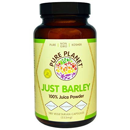 2 Packs of Pure Planet Just Barley - 180 Vegetarian Capsules