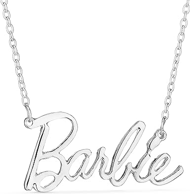 Barbie Script Logo Necklace