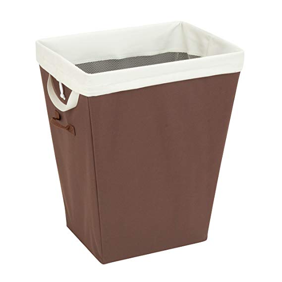 Honey-Can-Do HMP-02343 Laundry Hamper with Removable Liner, 22.5-Inch, Brown