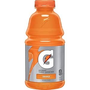 Gatorade Sport Drink - Orange Bottles, 32 Fl Oz (Pack of 12)