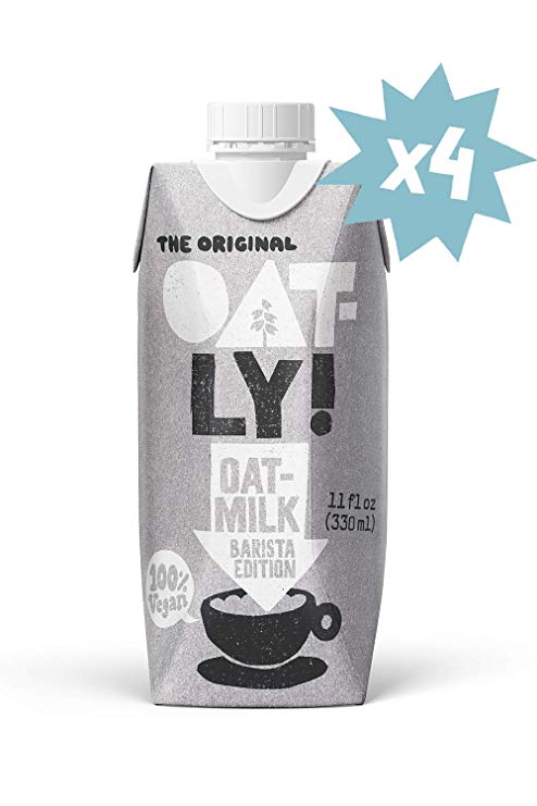 Oatly Barista Edition Oatmilk, 11 Ounce (4 Pack)