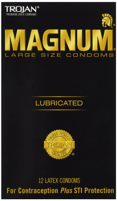 Trojan Lubricated Condom Magnum Large 12-Count