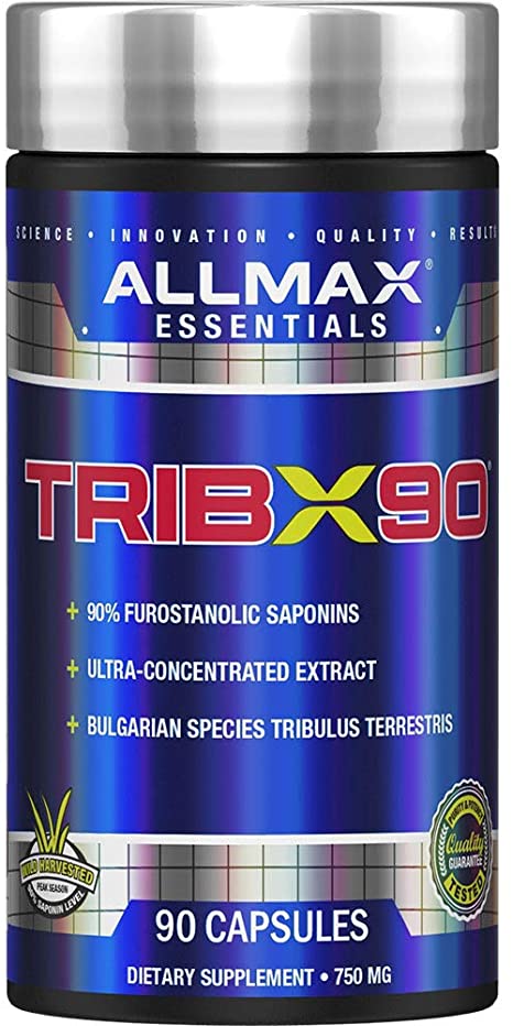 ALLMAX Nutrition Trib X 90, Natural Testosterone Booster, 90 Capsules