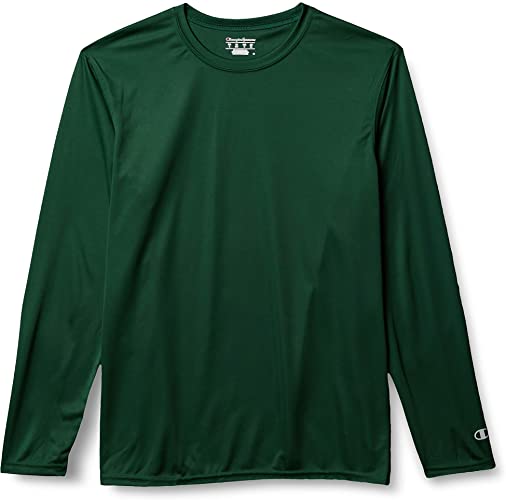 Champion Mens Double Dry Long Sleeve Tee