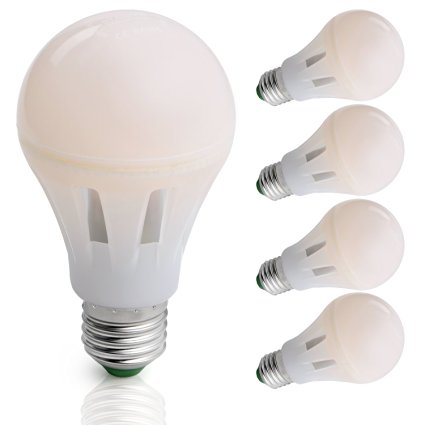 Starker LED Bulbs E27, 8W to 60W, 880 lumen - Pack of 5, Soft White